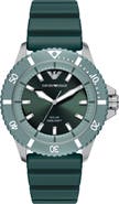 Emporio Armani World Explorer Solar Silicone Strap Watch, 42mm