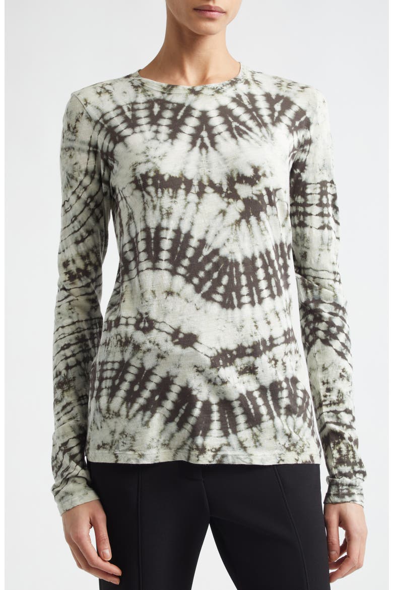 Mia Tie Dye Tissue T-Shirt, Alternate, color, CAPER MULTI