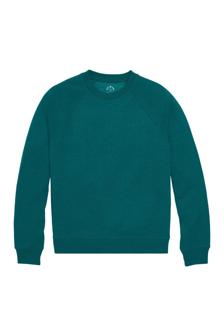 Unisex Fit Cozy Fleece Sweatshirt, Main, color, Heather Spruce