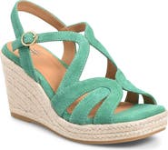 Söfft Norma Slingback Espadrille Platform Wedge Sandal