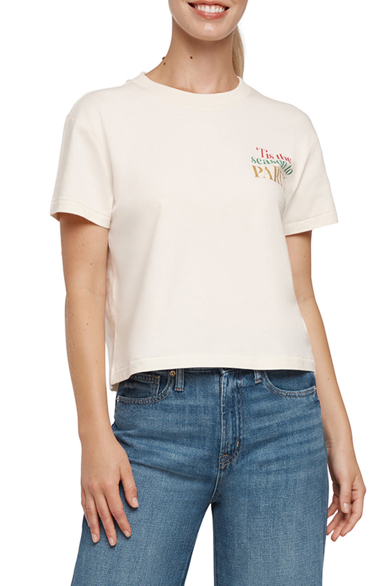 Wildfox Jaime Tis the Season Graphic T-Shirt