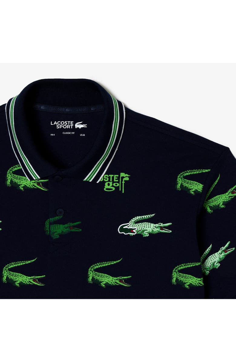Lacoste Street Golf Polo, Alternate, color, Navy Blue/ Navy Blue-Flour