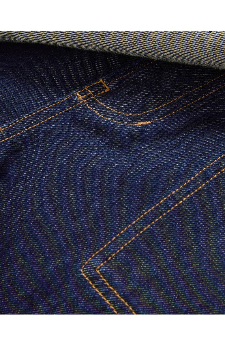 Veronica Beard Winslet Wrap Denim Miniskort, Alternate, color, Indigo Rinse