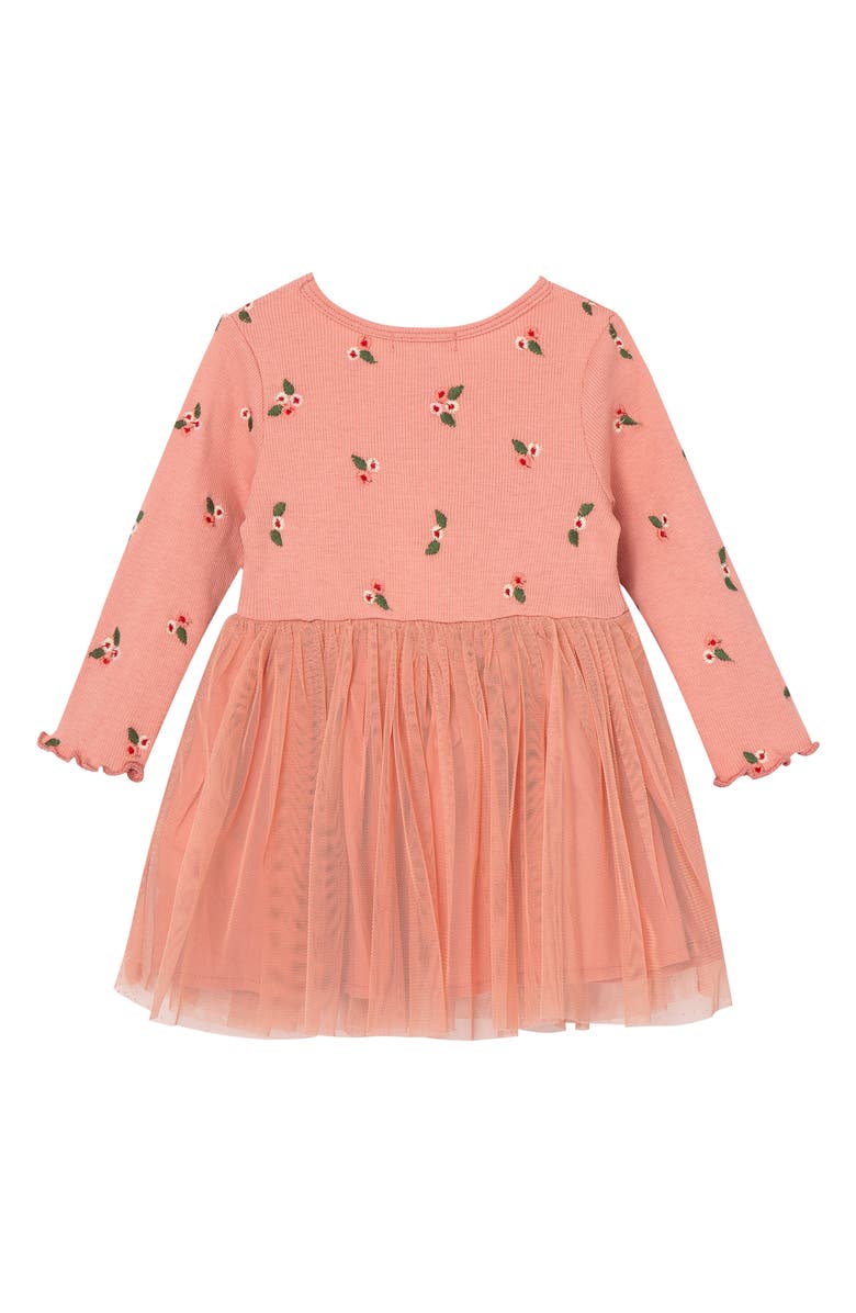 Peek Essentials Floral Long Sleeve Tulle Dress, Alternate, color,