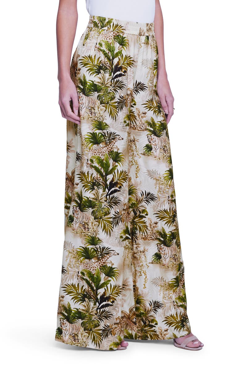 L'AGENCE Lilian Wide Leg Pants, Alternate, color, 