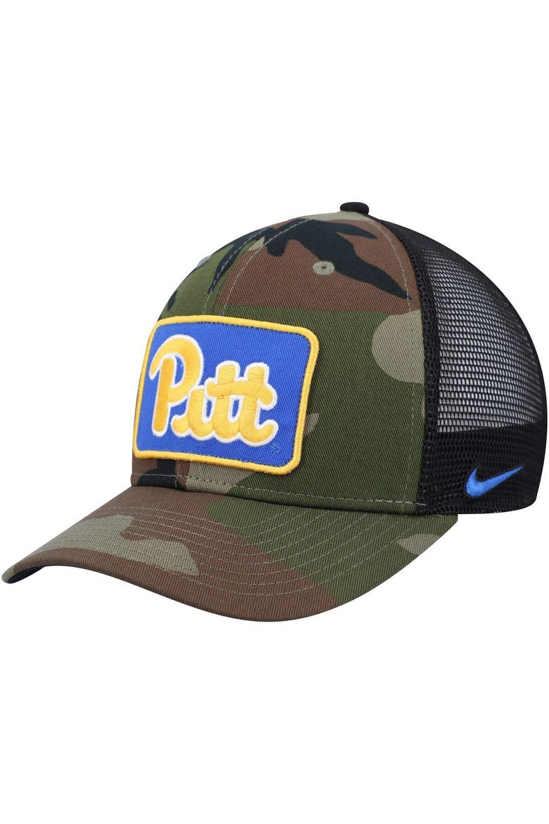 Men's Nike Camo/Black Pitt Panthers Classic99 Trucker Snapback Hat, Main, color, Camo