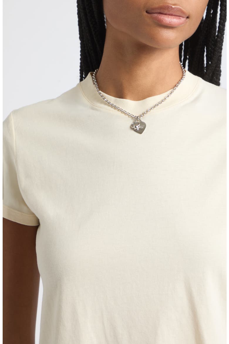 Suzi Heart Charm Necklace, Alternate, color, PALLADIUM