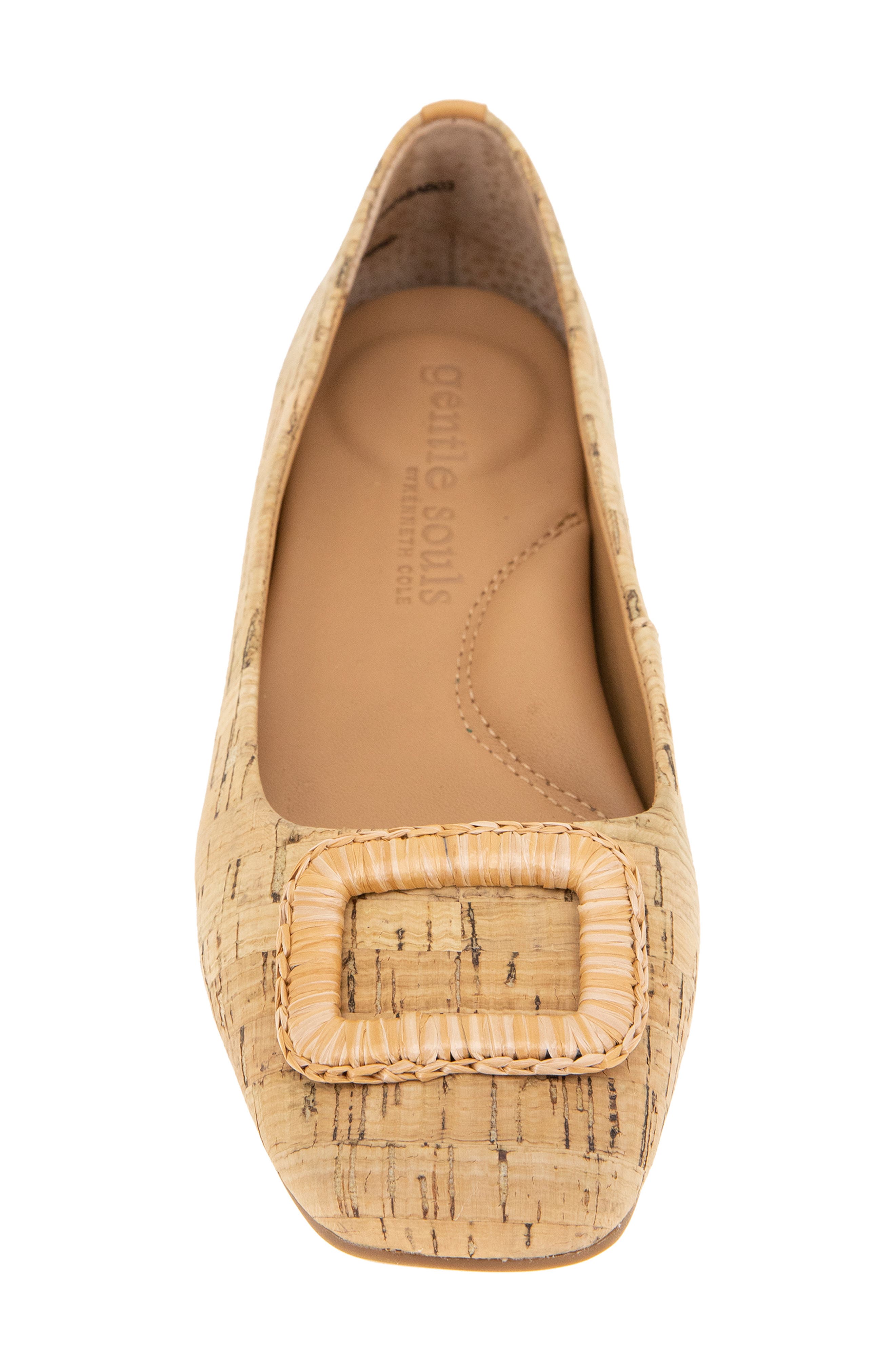 Gentle Souls Sailor Buckle Flat, Alternate, color, Natural Cork