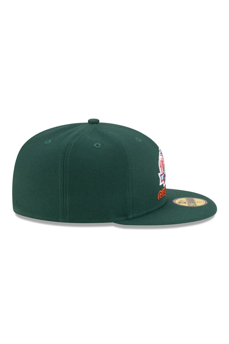 x Diet Starts Monday 59FIFTY Oakland Athletics World Series Fitted Baseball Cap, Alternate, color, GREEN