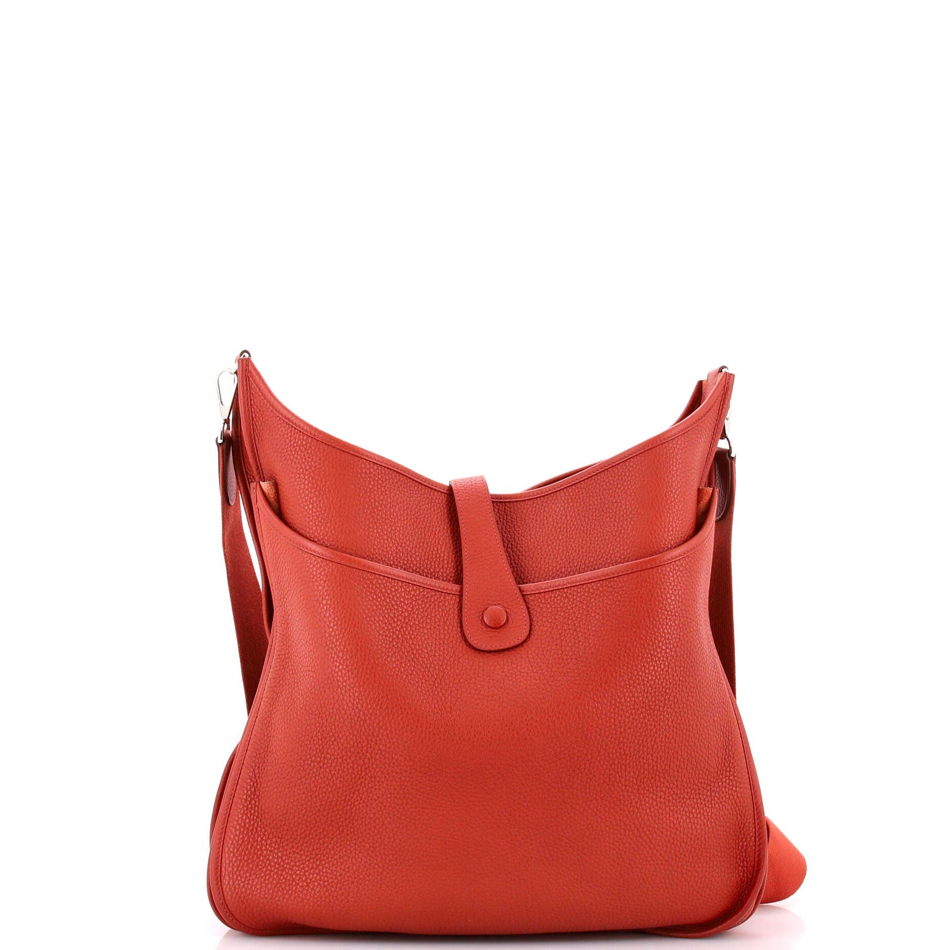 Pre-Owned Hermes Evelyne Bag Gen III Clemence TGM, Alternate, color, Cuivre