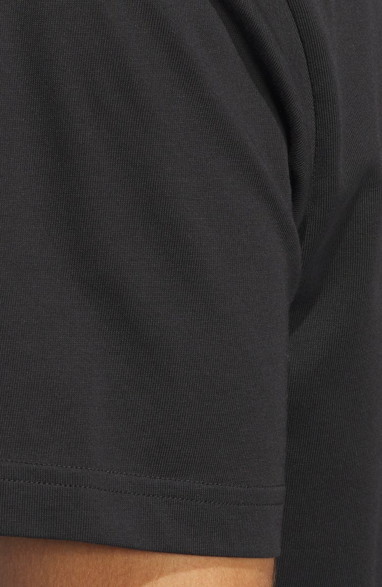 adidas Worldwide Hoops Cotton Blend Graphic Tee, Alternate, color, Black