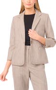 Halogen® Shrunken Herringbone Blazer