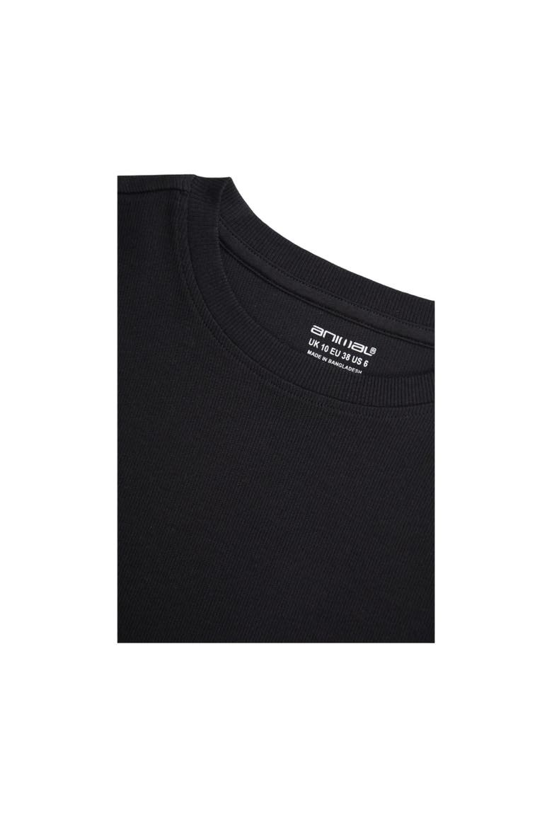 Evo Ribbed T-Shirt, Alternate, color, Black