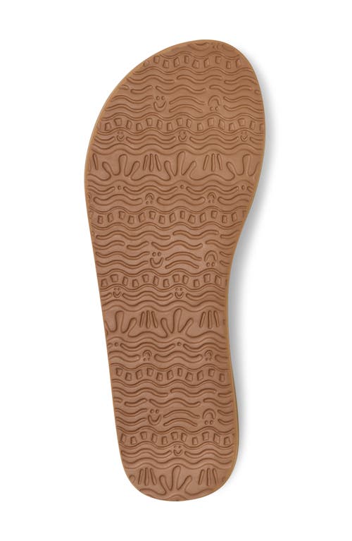 Sanuk Yoga Joy Ii Flip Flop In Gold
