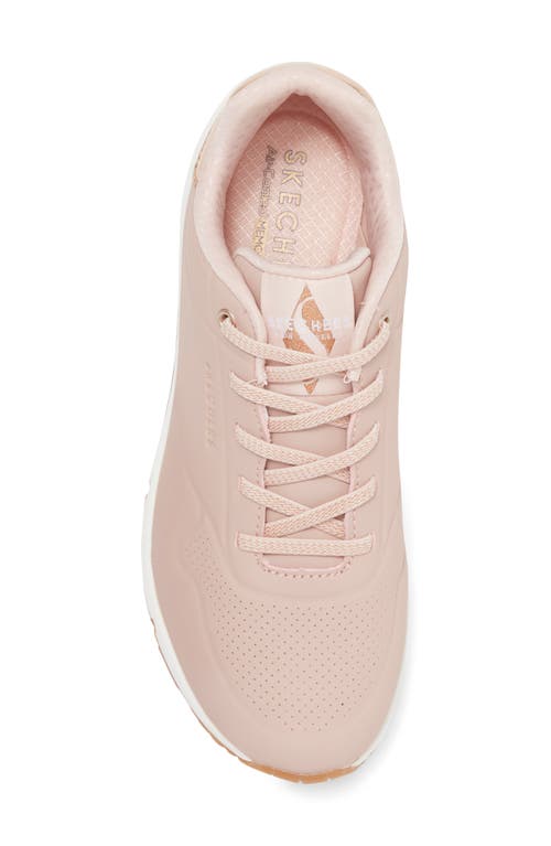 Skechers Uno-shimmer Away Sneaker In Pink