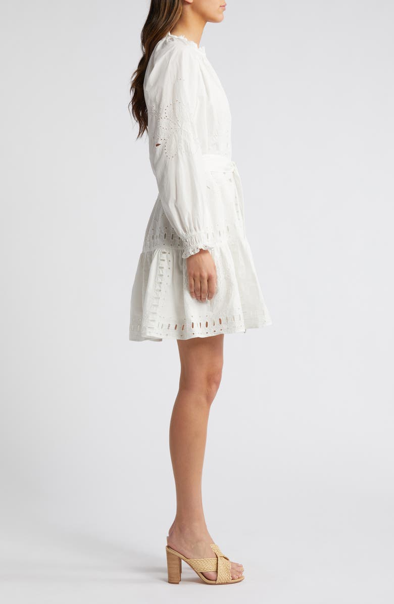 Rails Saylor Cotton Wrap Dress, Alternate, color, White