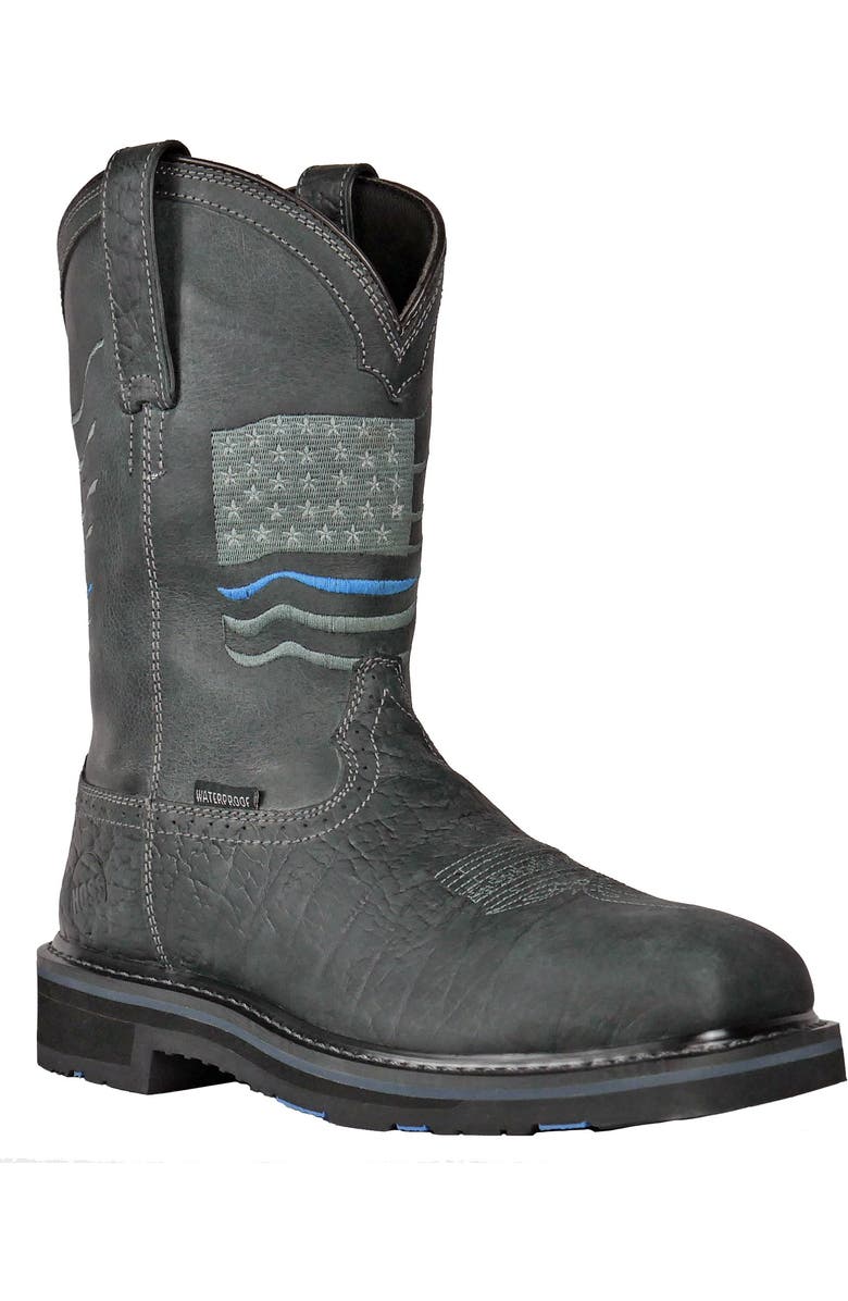 Hoss Boot Company HOSS Rushmore Composite Toe Puncture Resistant Work Boot, Main, color, Black