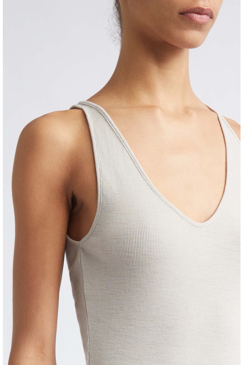 Merino Wool Scoop Cami, Alternate, color, SOFT ASH