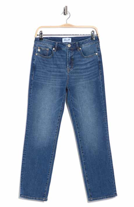 Seven7 High Waist Ankle Straight Leg Jeans