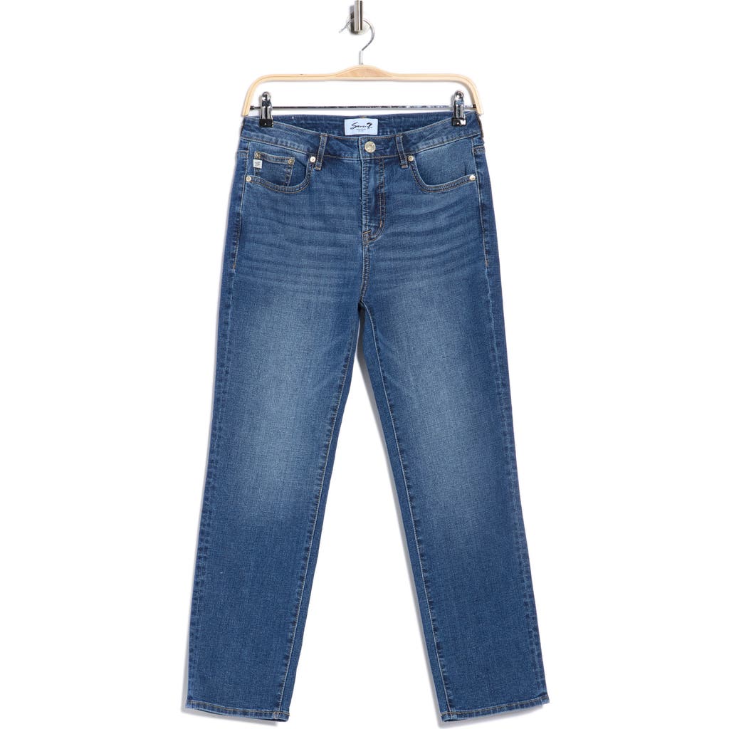Seven7 High Waist Ankle Straight Leg Jeans