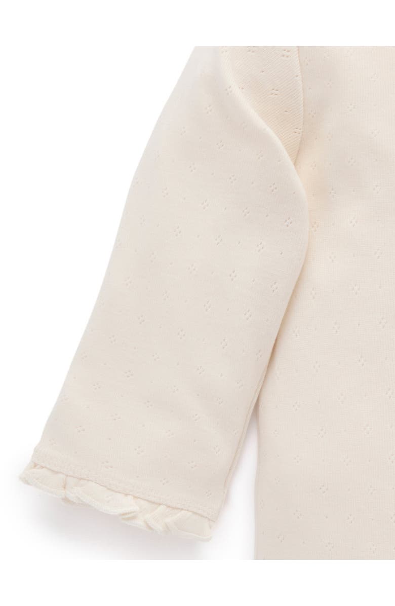 Purebaby Embroidered Pinnie Set, Alternate, color, Mid Denim