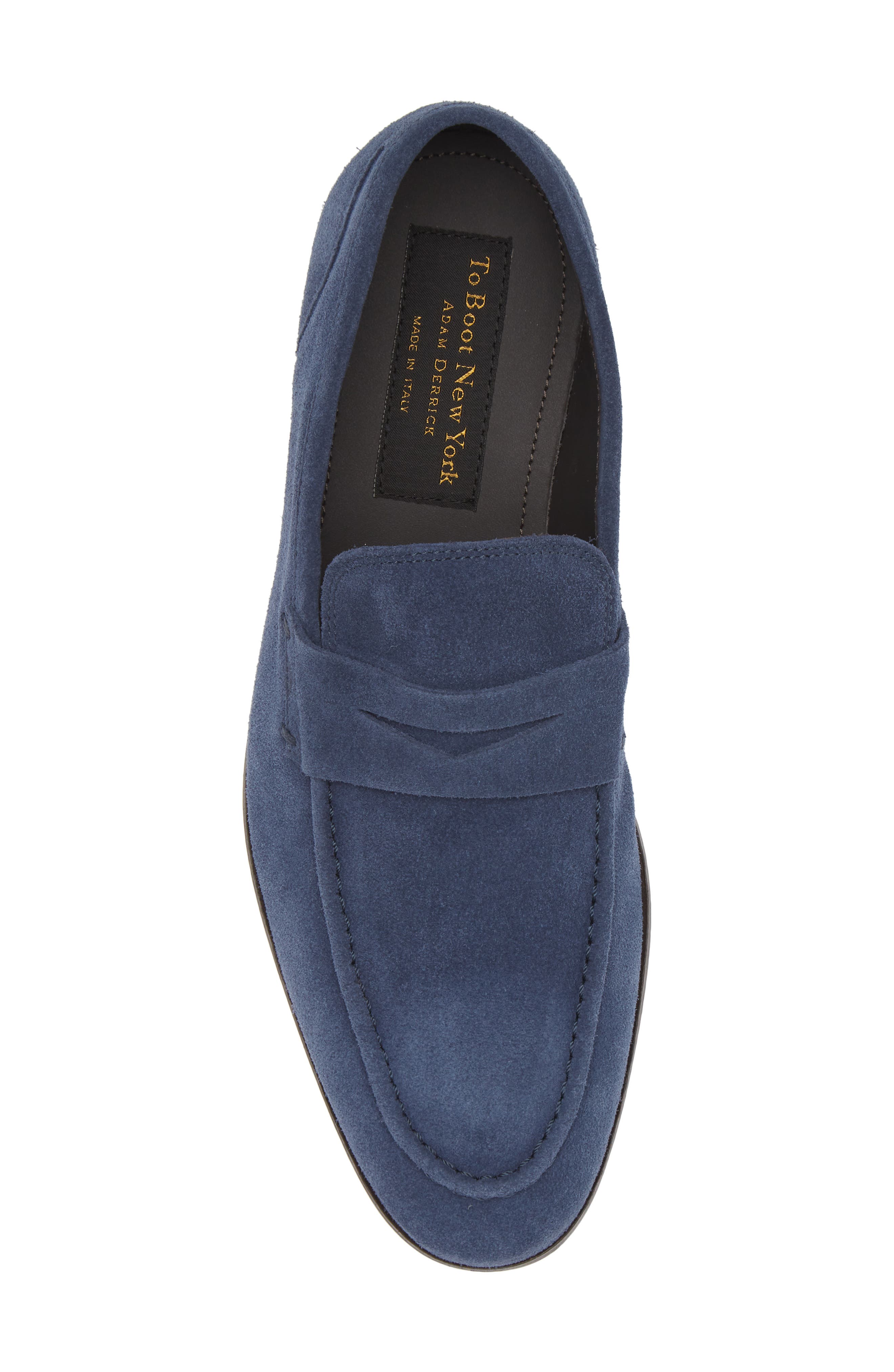 TO BOOT NEW YORK Selleck Loafer, Alternate, color, Suede Navy