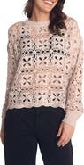 Bella Dahl Relaxed Fit Sheer Wool & Cashmere Sweater