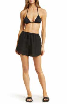 Vitamin A® Tallows Linen Cover-Up Shorts