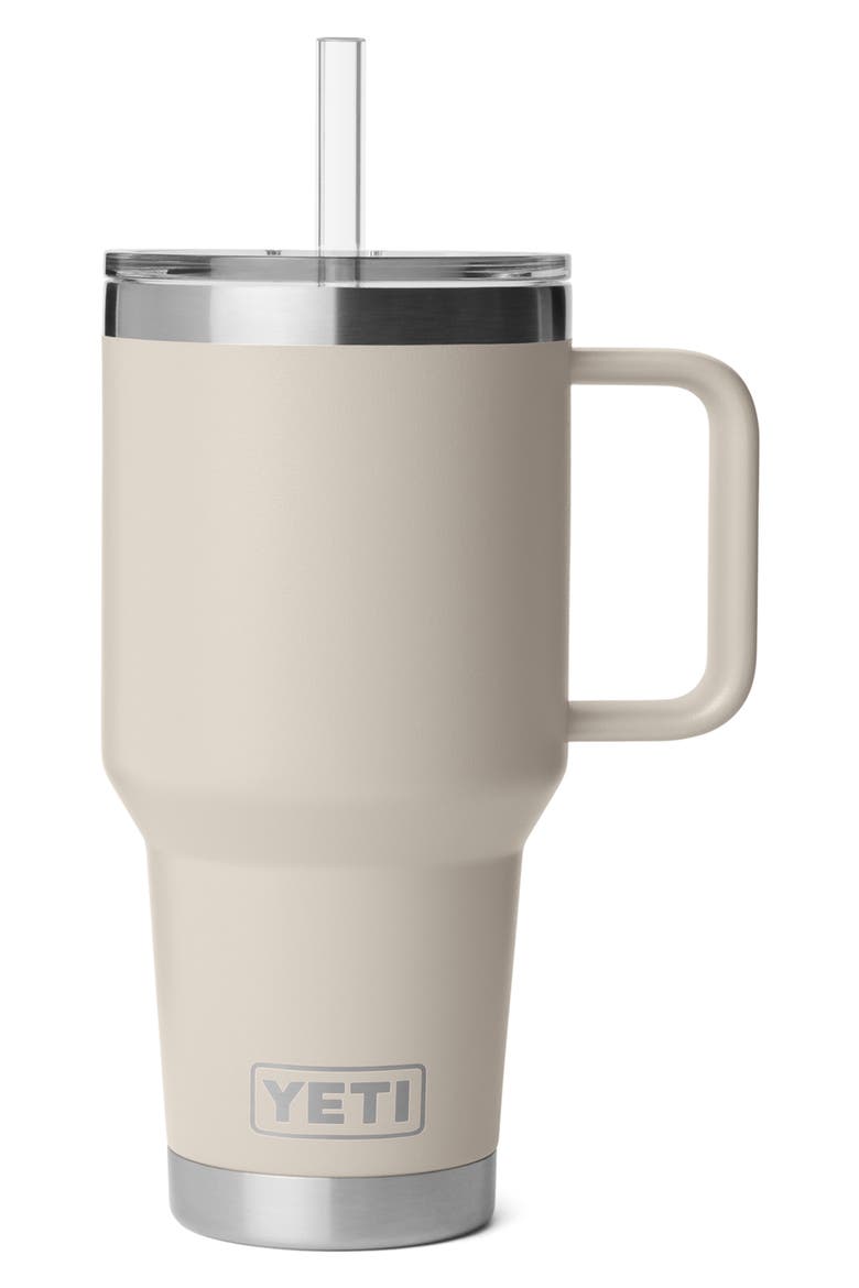 Rambler 35-Ounce Straw Mug, Main, color, CAPE TAUPE