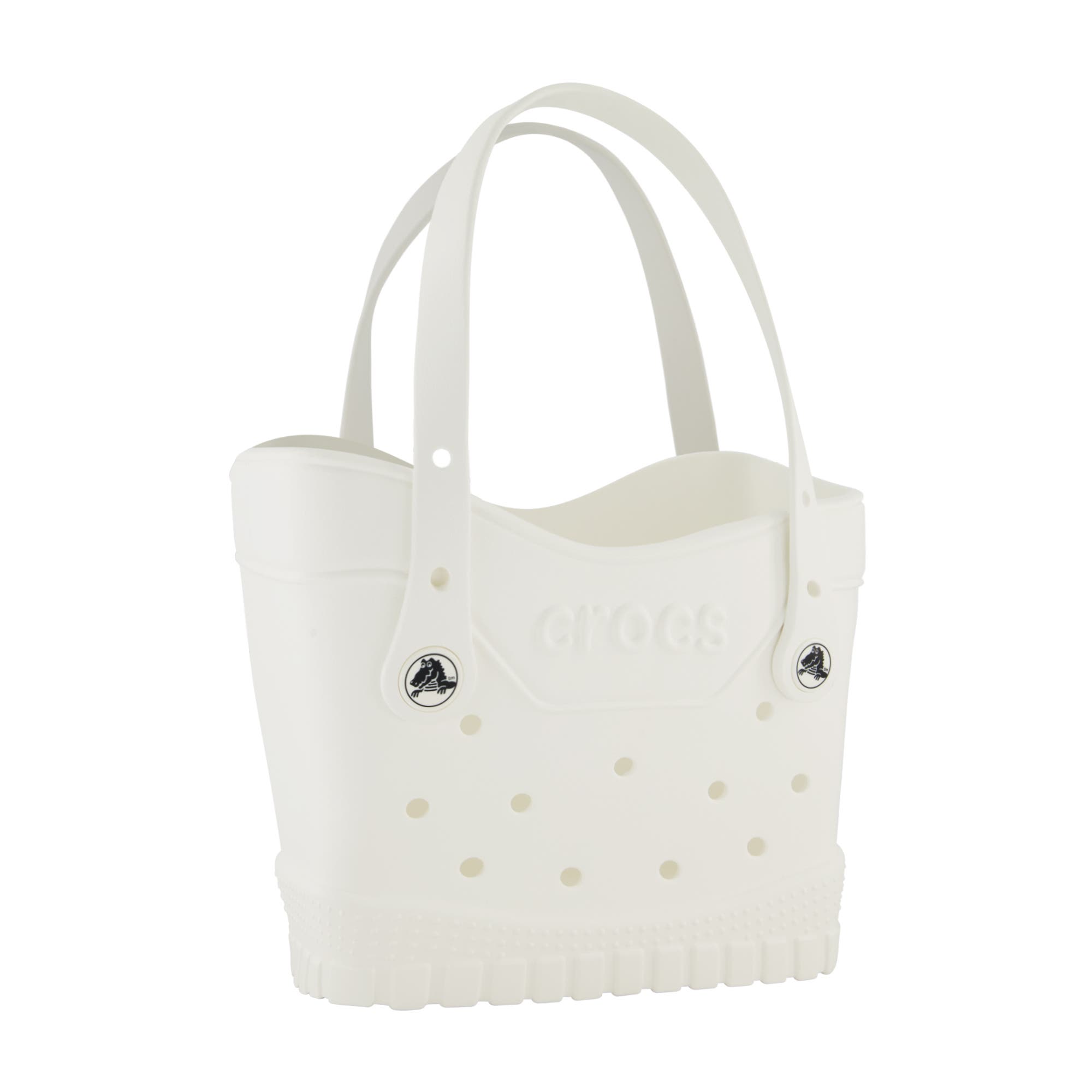 CROCS Small Classic Tote, Alternate, color, White