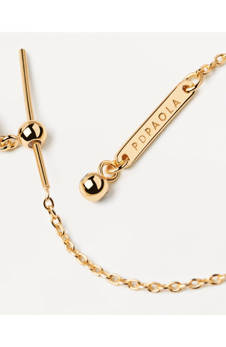 PDPAOLA Charms Chain Necklace, Alternate, color, Brass