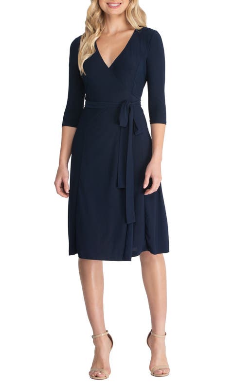 Essential Midi Wrap Dress - image 3