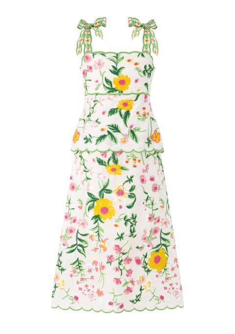 Kaylee Cotton Embroidered Maxi Dress (Toddler, Little Kid & Big Kid)