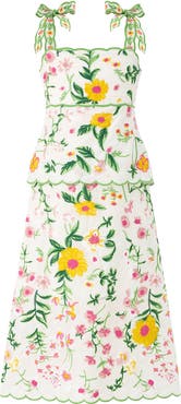 Marlo Kids Kaylee Cotton Embroidered Maxi Dress