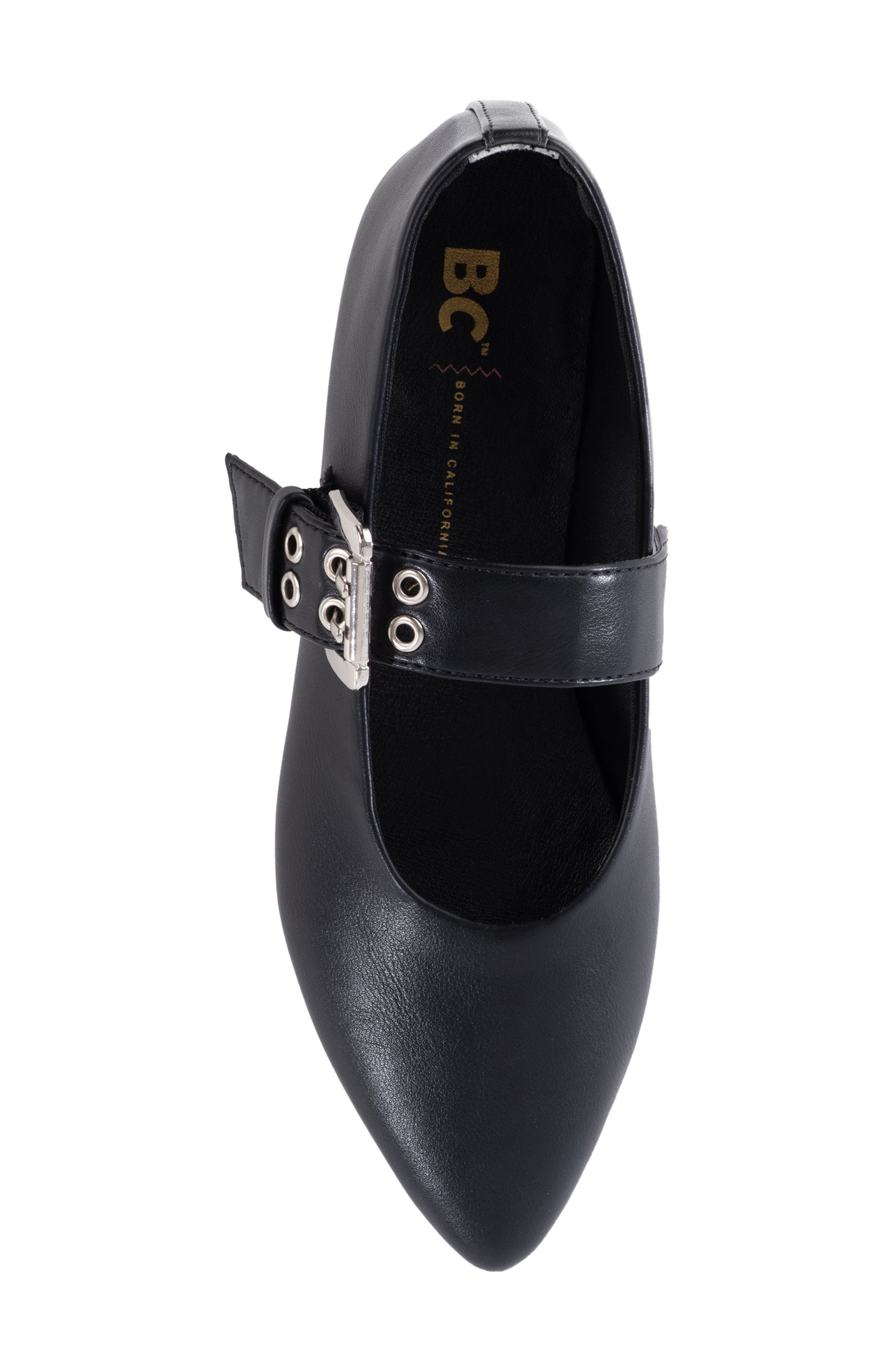 BC Footwear Spinning Around Mary Jane Flat, Alternate, color, Black