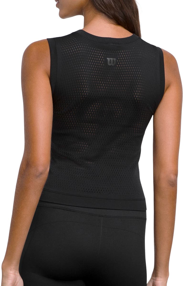 WILSON Pro Seamless Tank, Alternate, color, Black