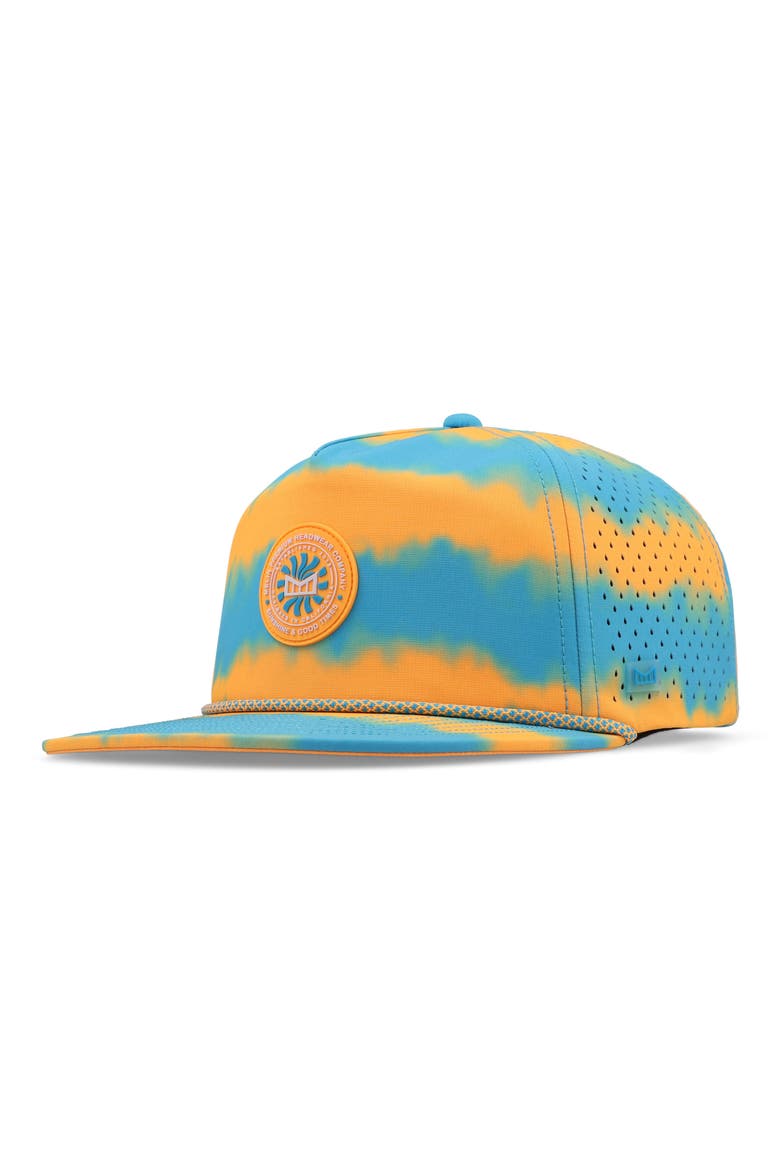 Hydro Coronado Neon Tie Dye Hat, Main, color, TURQUOISE