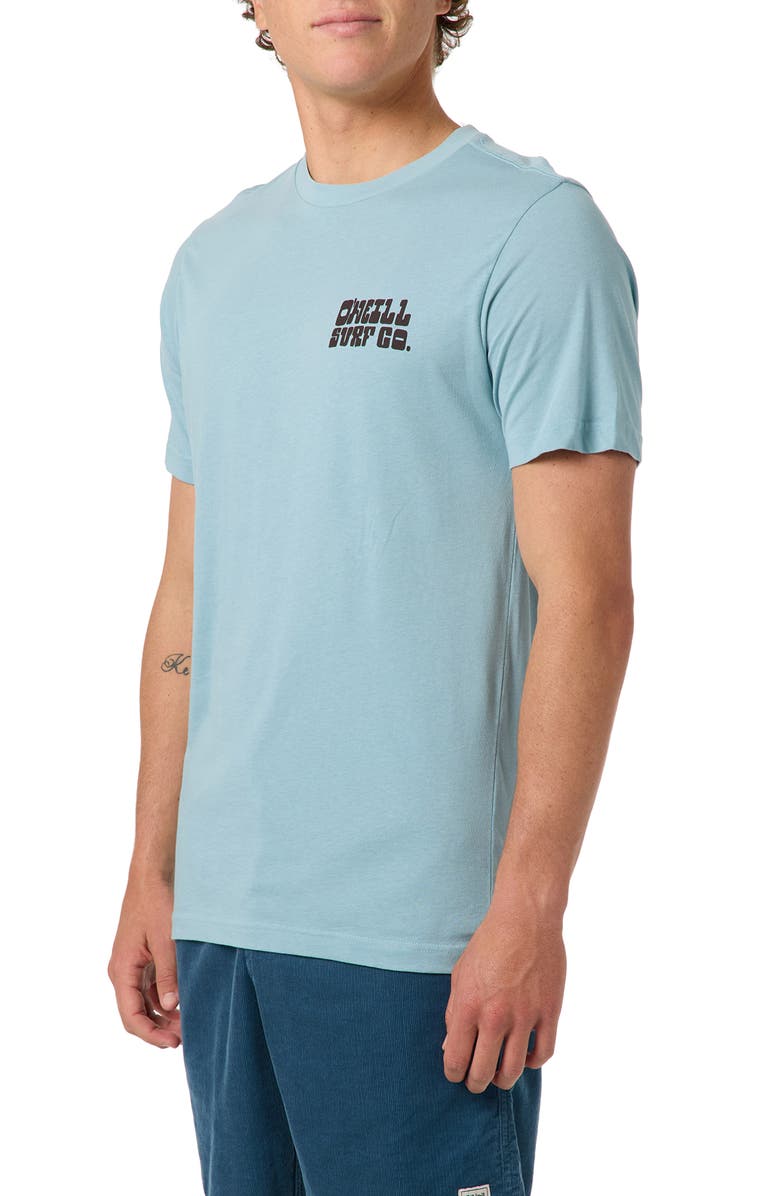 O'Neill De La Cruzer Classic Cotton Graphic T-Shirt, Alternate, color, Stone Blue