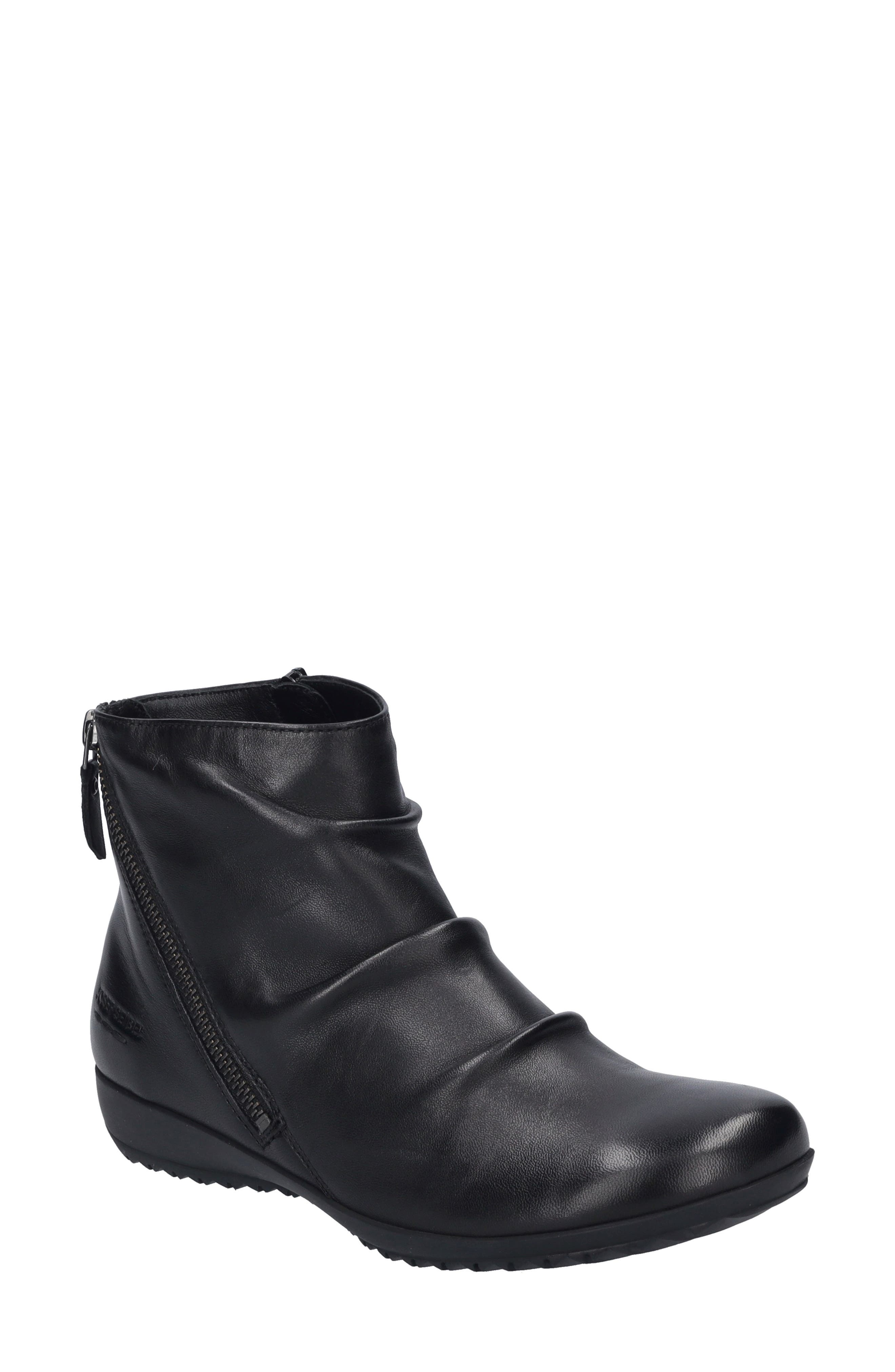 Josef Seibel Naly 61 Slouch Bootie in Black 