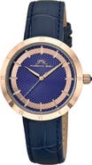 PORSAMO BLEU Monroe Leather Strap Watch