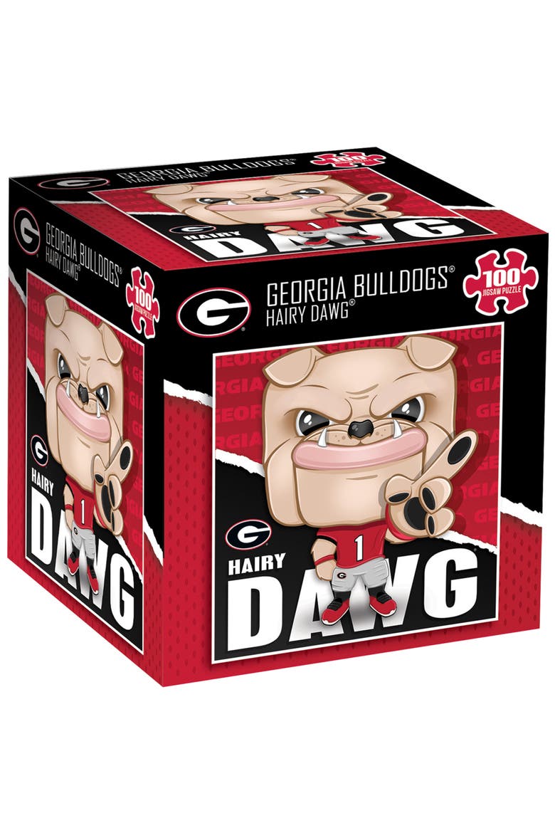 Georgia Bulldogs Mascot 100 Piece Puzzle, Main, color, Multicolor