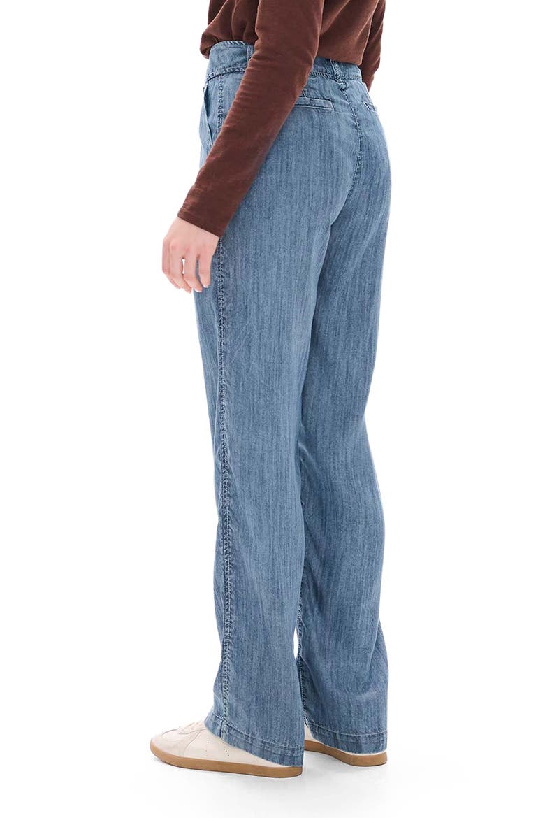 Wide Leg Tencel Lyocell Pants, Alternate, color, BLUE ACID RINSE
