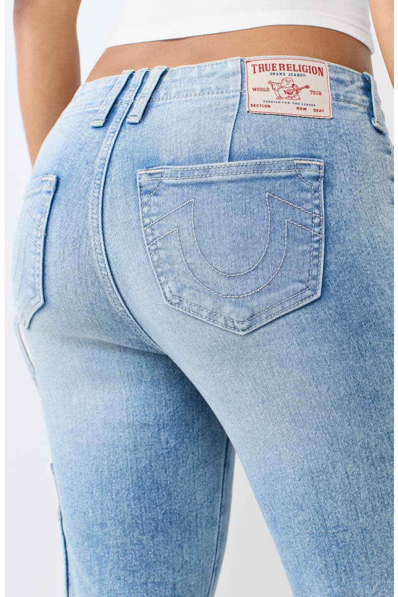 Becca Carpenter Bootcut Jeans, Alternate, color, LIGHT BLUE SUEDE WASH