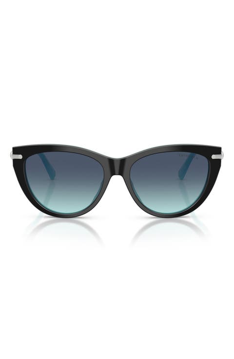 55mm Cat Eye Sunglasses