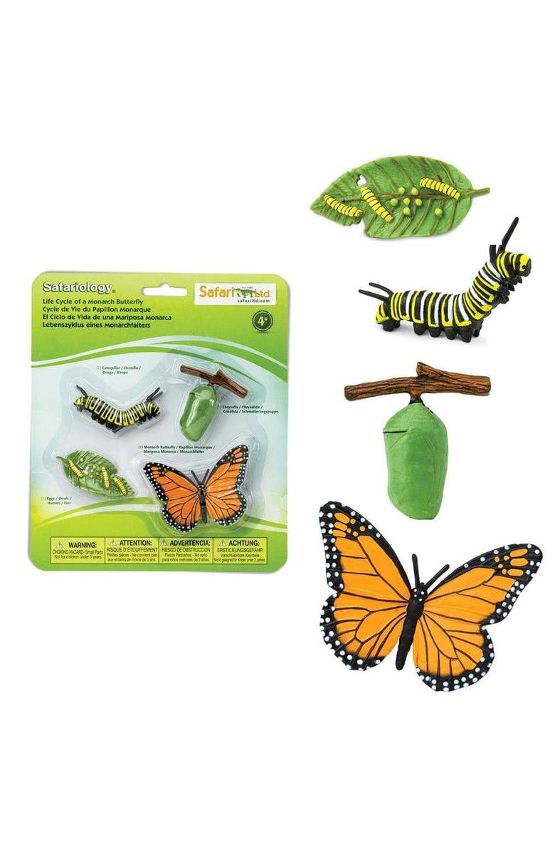 Safari Ltd. Life Cycle Of A Monarch Butterfly, Alternate, color, NO COLOR