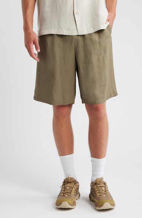 Topman Wide Leg Linen Blend Shorts