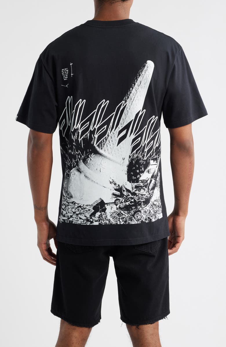 ICECREAM Explosion Oversize Graphic T-Shirt, Alternate, color, Stretch Limo