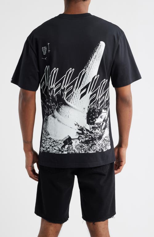 ICECREAM ICECREAM EXPLOSION OVERSIZE GRAPHIC T-SHIRT 