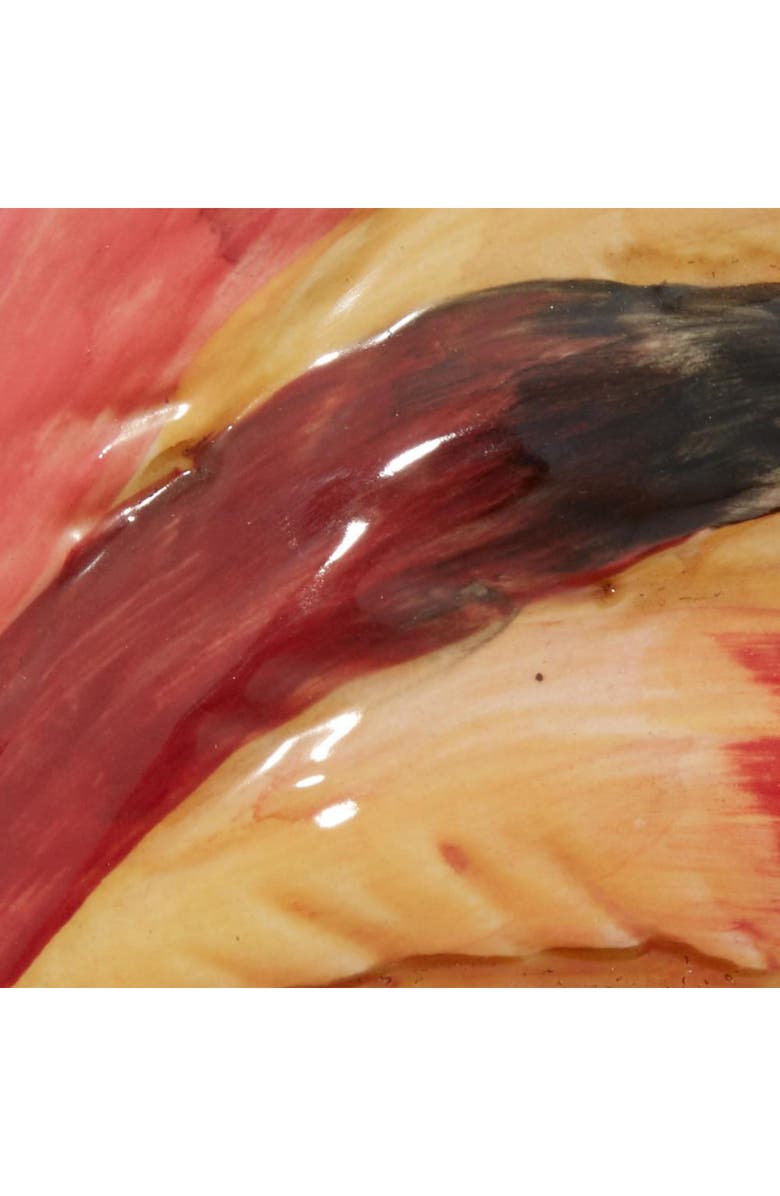 UMA Farmhouse Ceramic Hen Statue, Alternate, color, Red