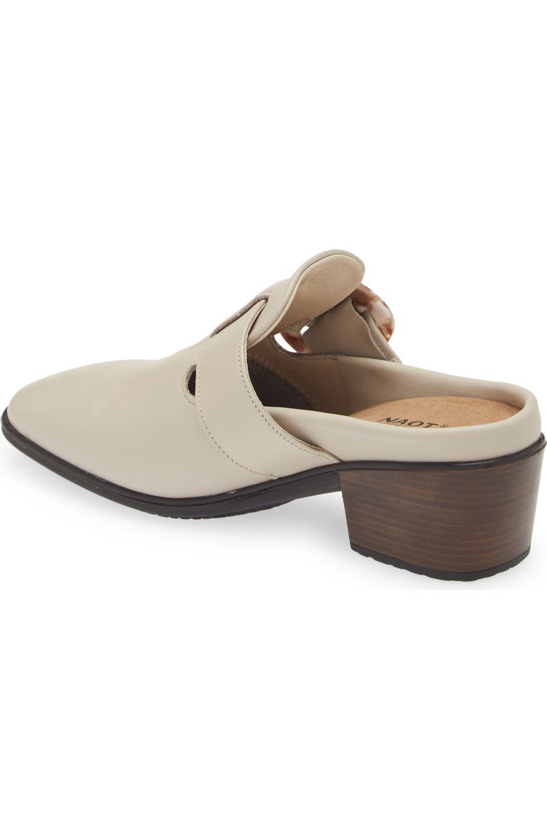 Naot Choice Mule, Alternate, color, Soft Ivory Leather